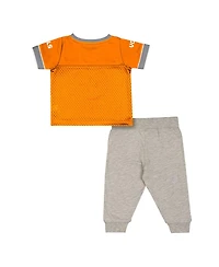 Colosseum Baby Boys and Girls Newborn 2-Piece Tennessee Volunteers Nothing but the Hits Football Set