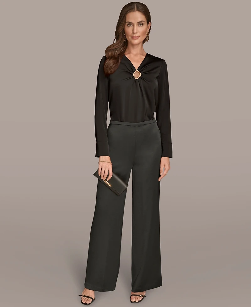 Donna Karan New York Women's Wide Leg Pants