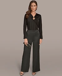 Donna Karan New York Women's Wide Leg Pants