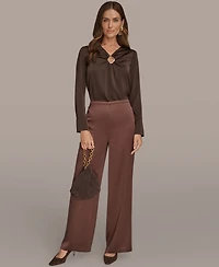 Donna Karan New York Women's Wide Leg Pants