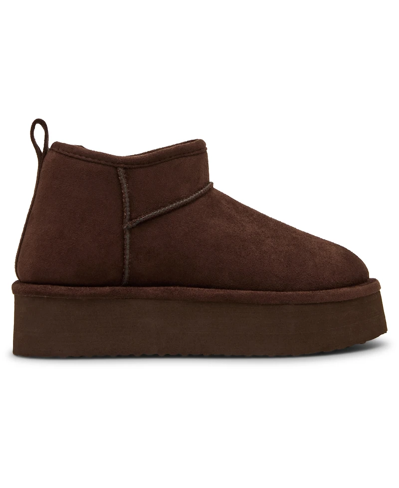 Madden Girl Women's Brave Cozy Mini Platform Booties