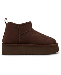 Madden Girl Women's Brave Cozy Mini Platform Booties