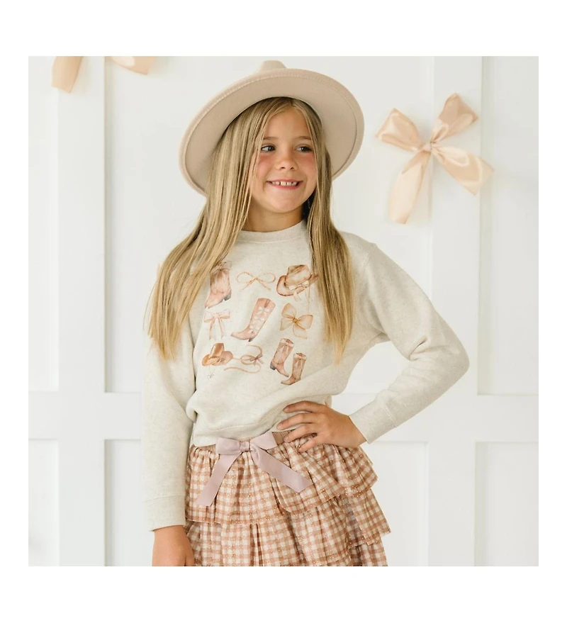Sweet Wink Baby Girls Cowgirl Cutie Sweatshirt