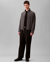 Calvin Klein Men's Yarn-Dyed Zip Jacket