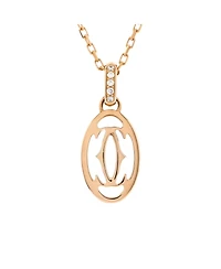 Pre-Owned Cartier Logo Double C Pendant Necklace