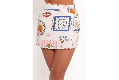 Petal and Pup Women's Thorrah Skort - Ocean Oasis