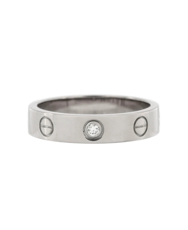 Pre-Owned Cartier Love Wedding Band 1 Diamond Ring