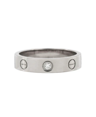 Pre-Owned Cartier Love Wedding Band 1 Diamond Ring
