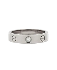 Pre-Owned Cartier Love Wedding Band 1 Diamond Ring