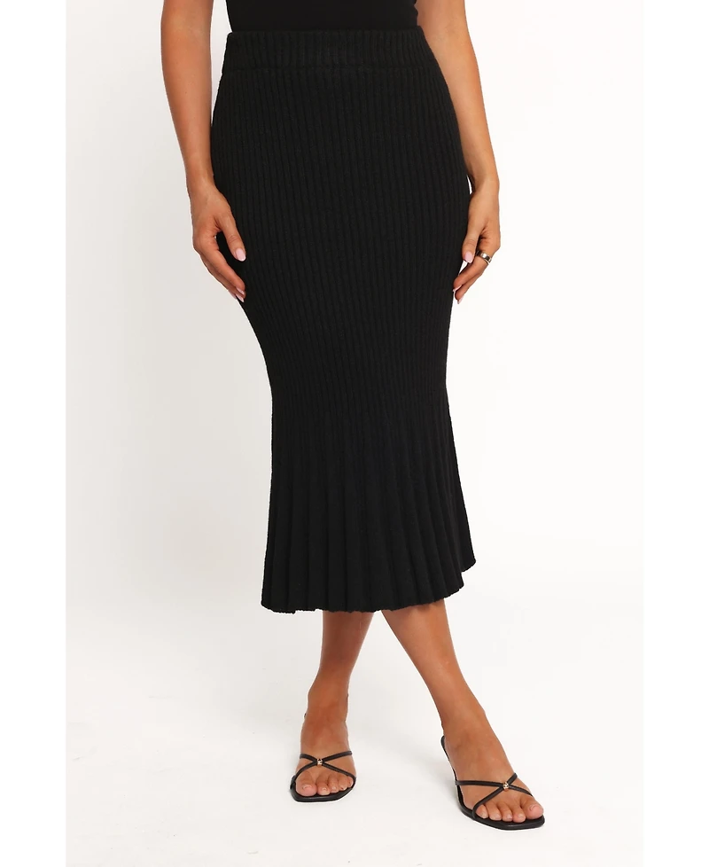 Petal and Pup Balla Rib Knit Midi Skirt