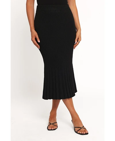 Petal and Pup Balla Rib Knit Midi Skirt