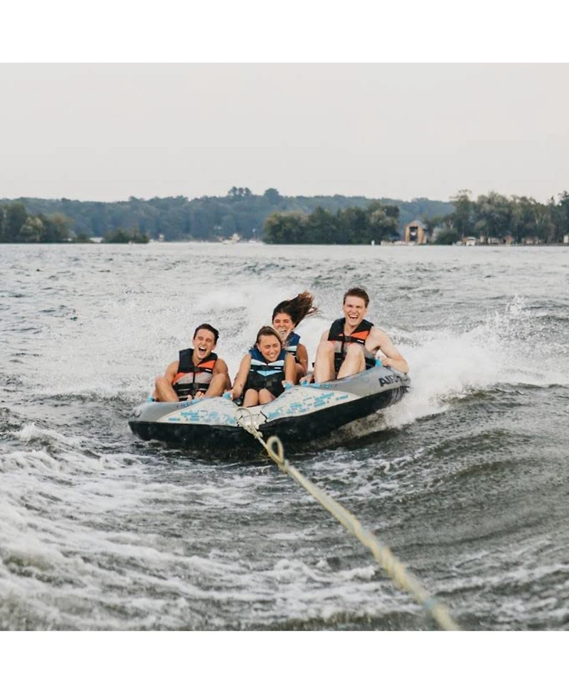 Kwik Tek Airhead Bolt Type Iii Family Adult Life Vest Jacket, 2XL/3XL, Red/Gray