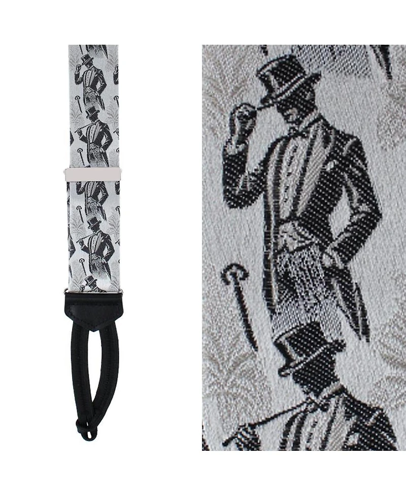 Trafalgar Ambrose Dapper Night Silk Formal End Suspenders