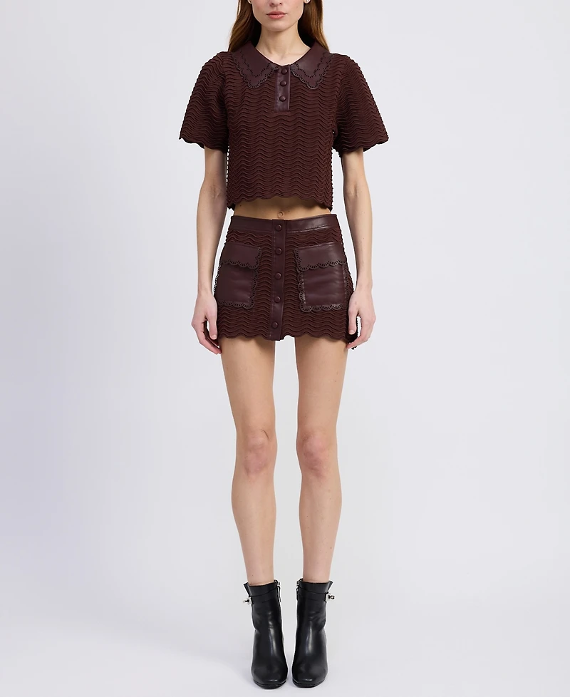 En Saison Women's Delphine Mini Skirt