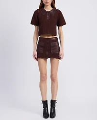 En Saison Women's Delphine Mini Skirt