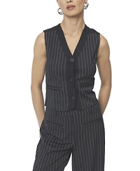 Central Park West Women's Astrid Pinstripe Vest