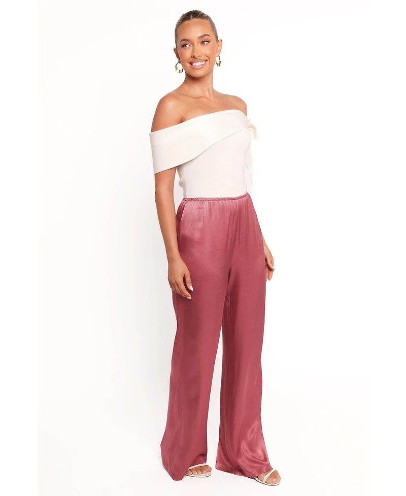 Petal and Pup Carissa Satin Pants
