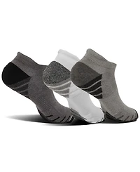 Sof Sole Men's 3-Pack Performance Sprinter Stripe No-Show Socks from Finish Line