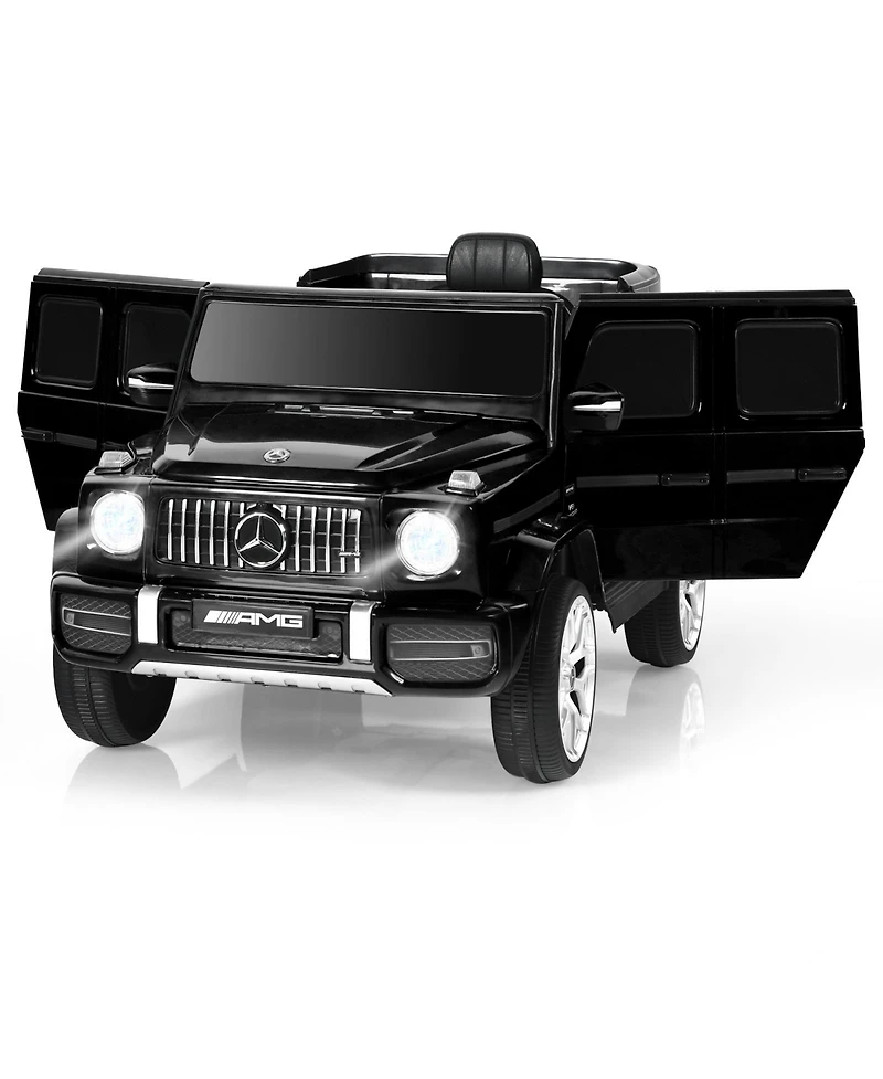 12V Licensed Mercedes-Benz G63 Kids Ride-On Car with Remote – Black