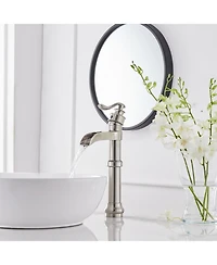 Greenspring Waterfall Single Hole Single-Handle Vessel Bathroom Faucet With Drain Assembly Oil Rubbed Bronze