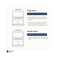 Shadisfy Cordless Pull Down 100% Blackout Roman Shade with Ribbon Border 29"x64"