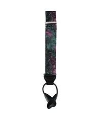 Trafalgar Men's The Arcane Storm Silk Button End Novelty Suspenders