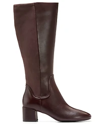 Cole Haan Women's Go-To-Serenna Block Heel Tall Shaft Dress Boots