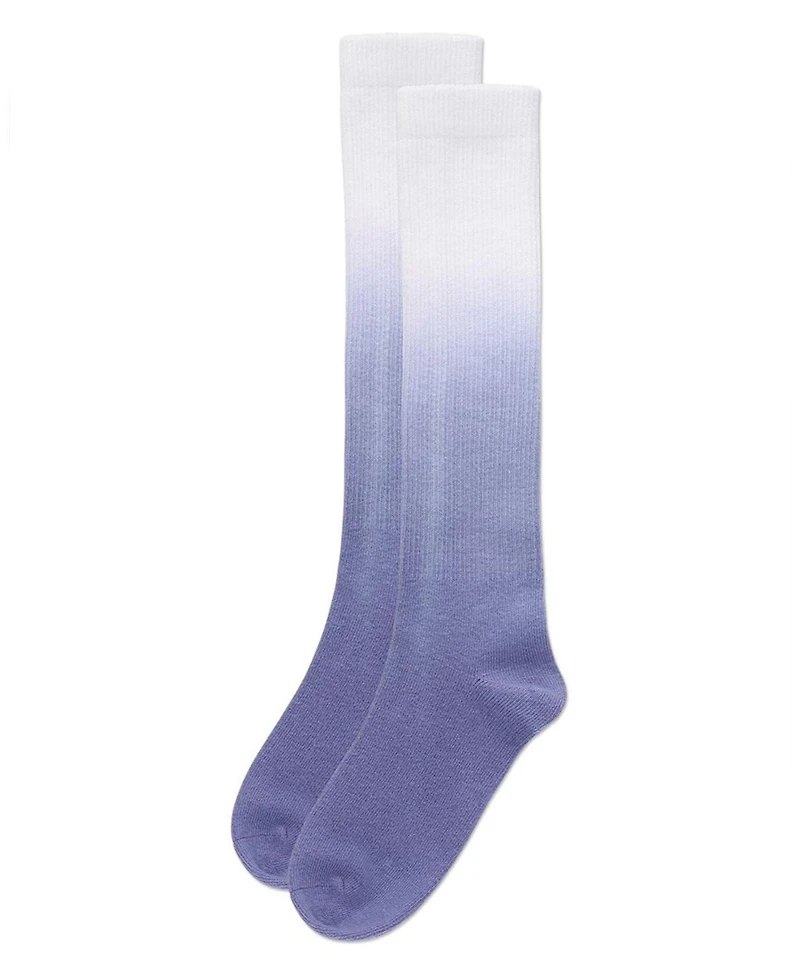 Memoi Girls' Dip Dye Knee High Socks