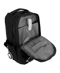 J World Lash Wheeled Backpack with Interior Laptop Sleeve for Travel (19 inch)