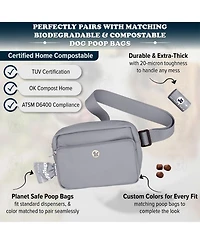Puppington Walk Star Kit: 3-in-1 Dog Bag, Bowl, & Leash plus Matching 270 Refill Poop Bags