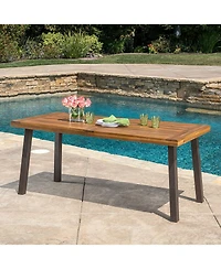 Acacia Wood Outdoor Patio Dining Table for Stylish Outdoor Meals