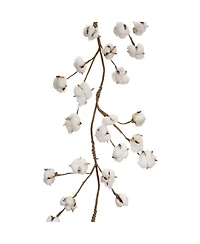 Natural Cotton Twig Garland Set for Rustic Home Decor (Set of 2)