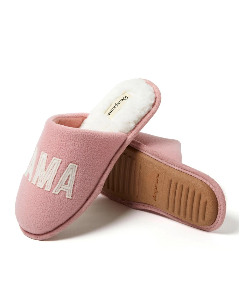 Dearfoams Women's Carley Mama Bear Mom Scuff Slipper