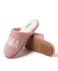Dearfoams Women's Carley Mama Bear Mom Scuff Slipper