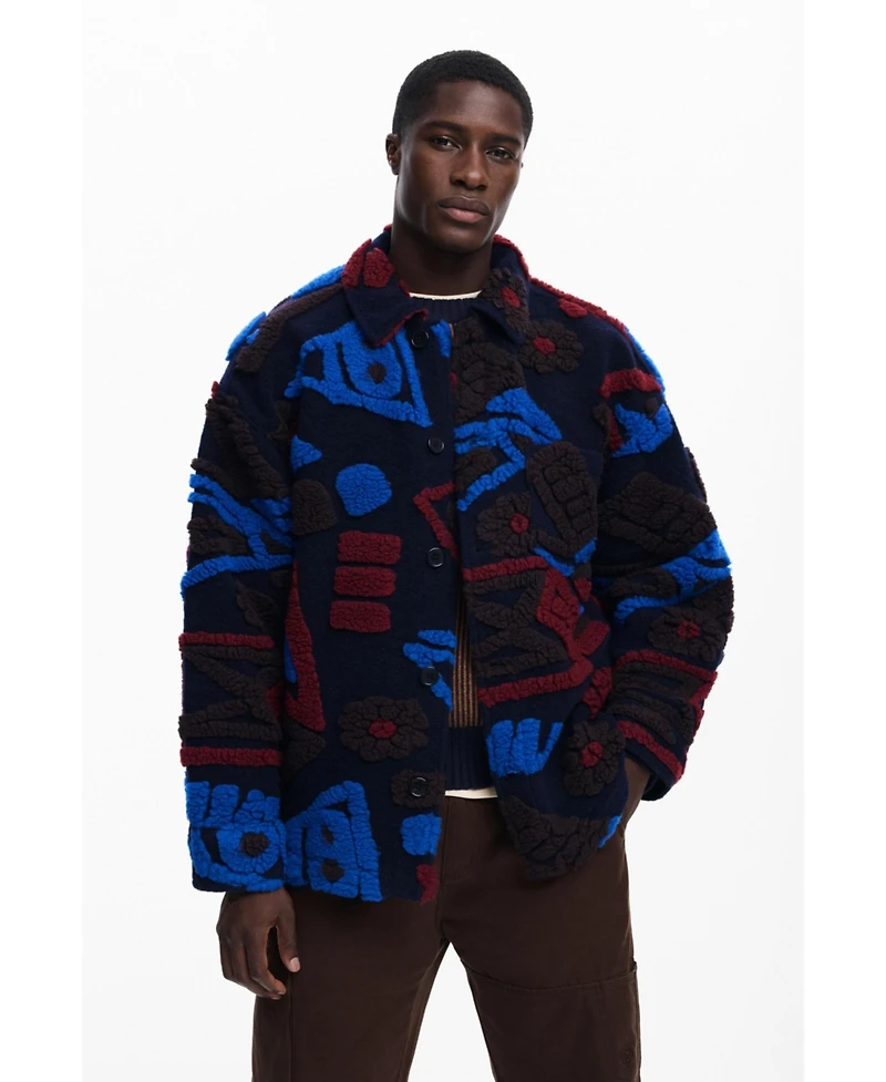 Desigual Men's Ethnic jacket with embossed details
