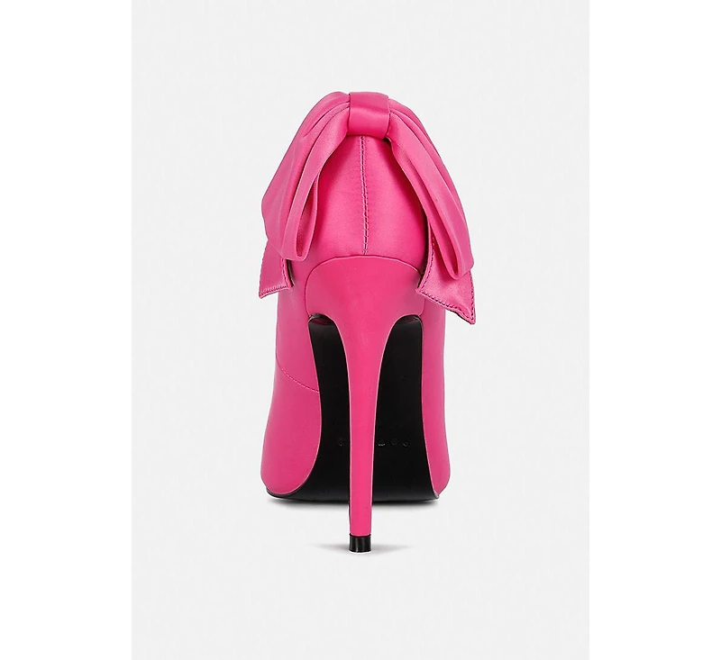 Hornet Satin Stiletto Pumps