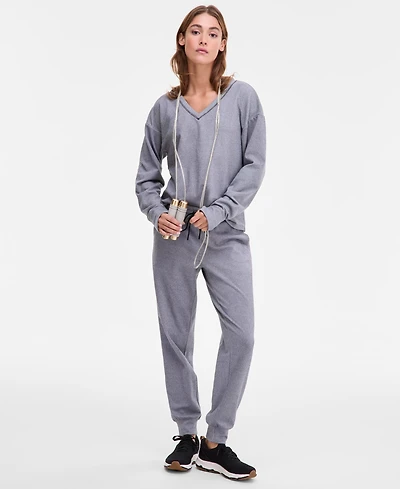 Id Ideology Women's Brushed Rib Jogger Pants, Macy's Exclusive