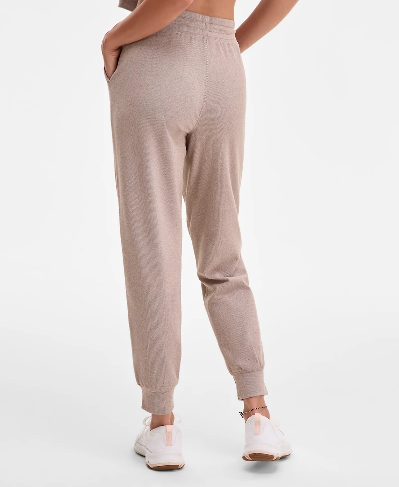 Id Ideology Women's Brushed Rib Jogger Pants, Macy's Exclusive