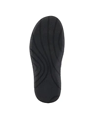 L'Artiste Women's Annawan Floral Embossed Handpainted Leather Comfort Slip-On Shoes with Stretch Gore and Padded Collar
