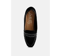 Lumina Penny Strap Studded Loafers Women