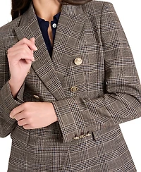 Tahari Asl Petite Plaid Blazer Jacket