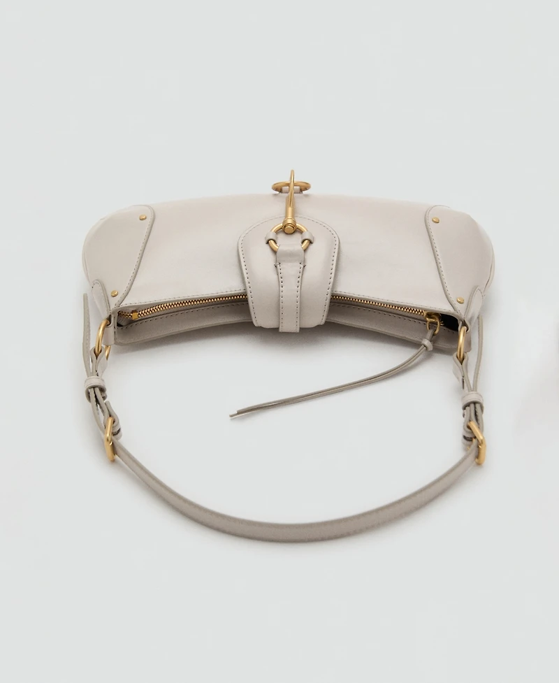 Mango Women's Hook Fastener Shoulder Bag