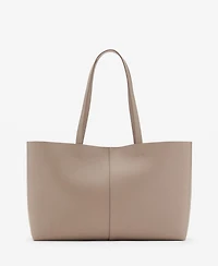 Mango Women's Double Handle Shopper Bag