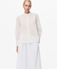 Mango Women's Lace Details Blouse