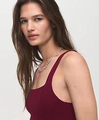 Mango Women's A-Line Knitted Top