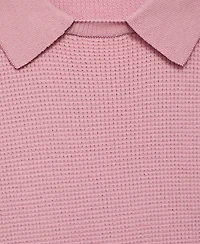 Mango Women's Shirt Collar Sweater