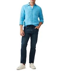 Rodd Gunn Men's Coromandel Linen Long Sleeve Slim Fit Shirt