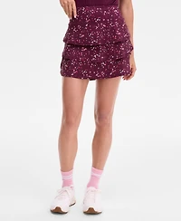 Id Ideology Women's Tiered Flounce Skort, Macy's Exclusive