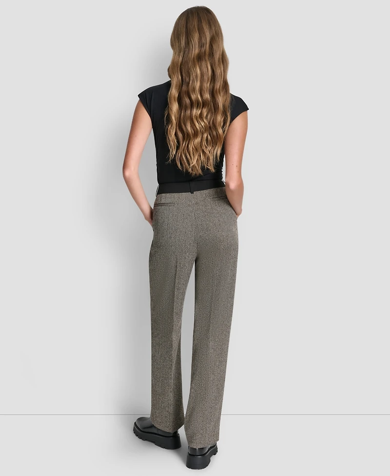 Dkny Petite Double Pleat Trousers