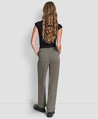 Dkny Petite Double Pleat Trousers